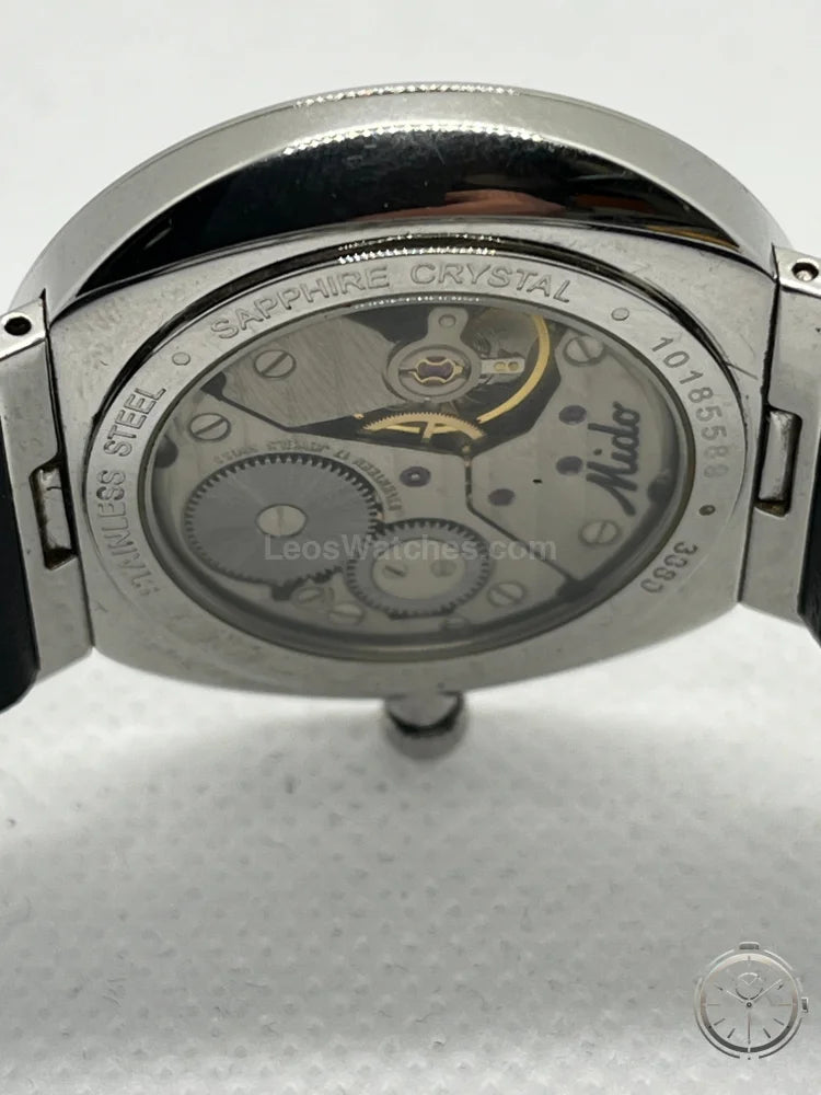 dettaglio fondello Orologio MIDO Baroncelli 3880 a carica manuale