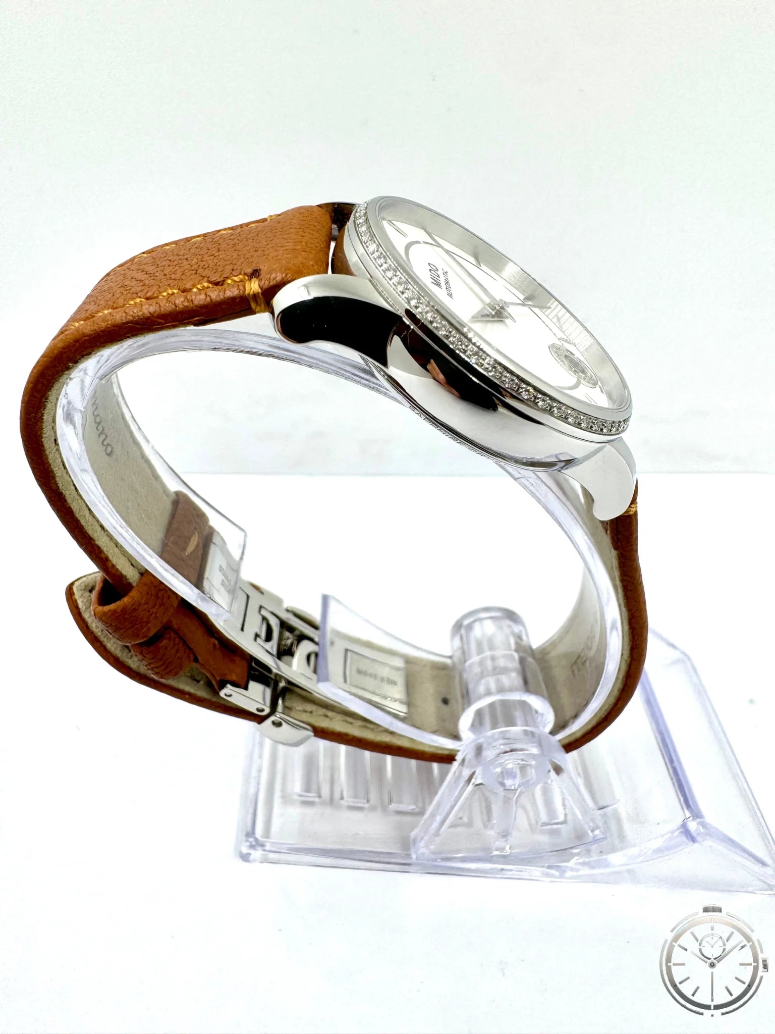 vista laterale Orologio Mido Baroncelli – Automatico Swiss Made con Diamanti