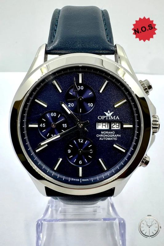 dettaglio quadrante Orologio Optima Morano Chronograph Automatic