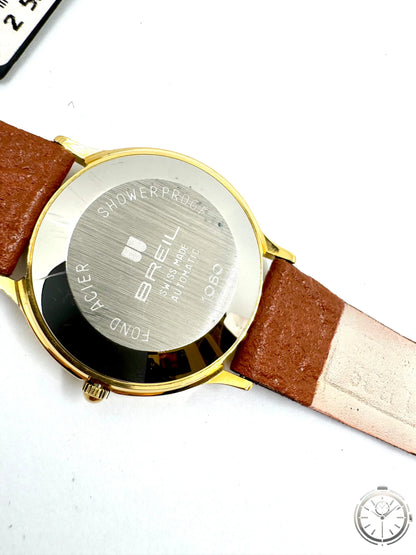 vista del fondello Orologio Breil Automatico Ref. 1080