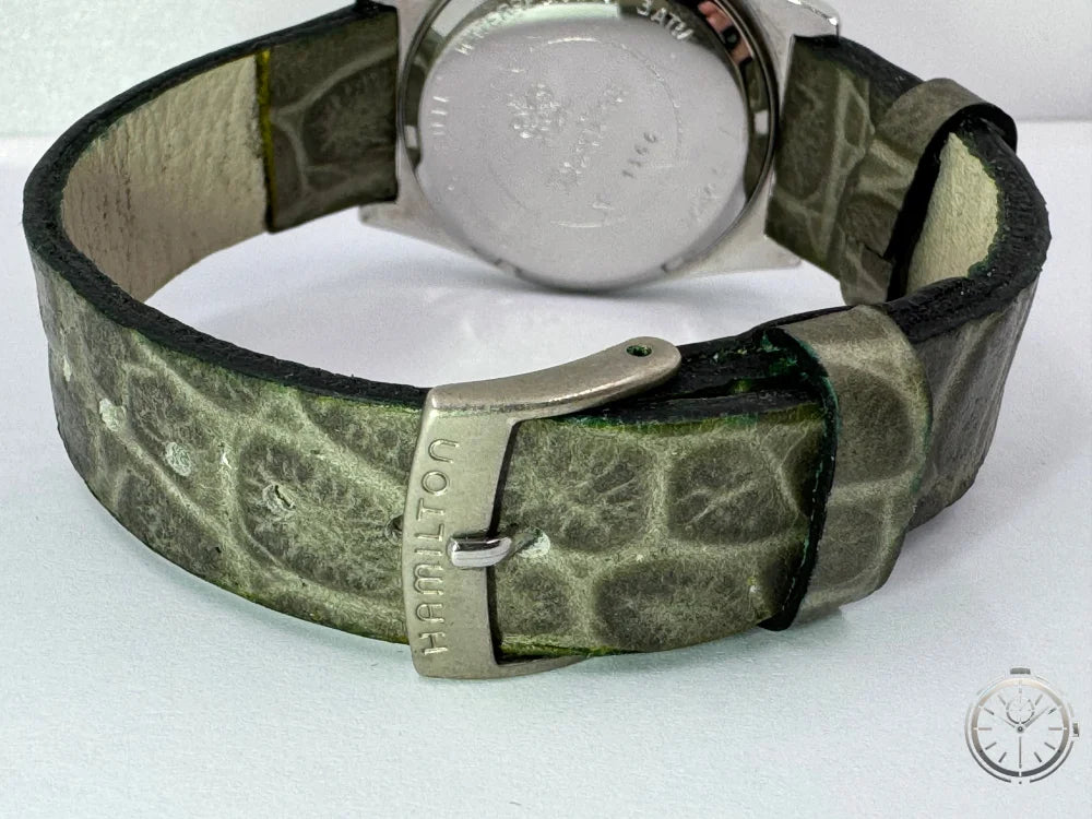 dettaglio fibbia logata Orologio Hamilton Automatico Ref. 7040A