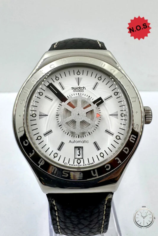 dettaglio quadrante Orologio Swatch Irony Automatic Ref. YAS401