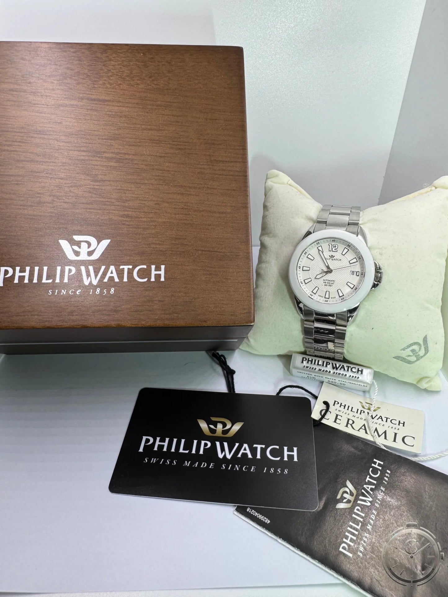 vista full set Orologio Philip Watch Cruiser Ceramic