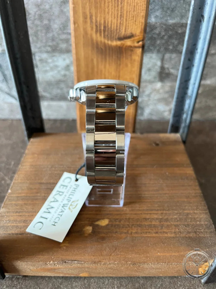 dettaglio quadrante orologio Philip Watch Cruiser Ceramic