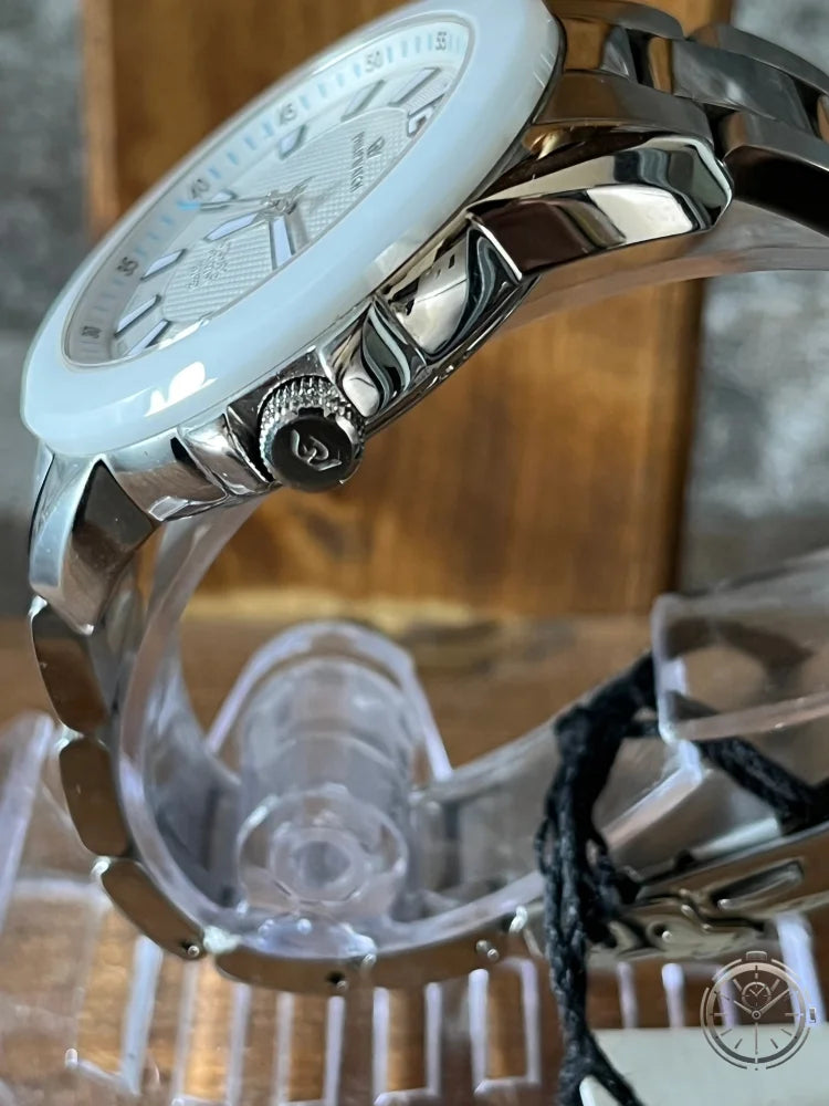dettaglio fondello orologio Philip Watch Cruiser Ceramic