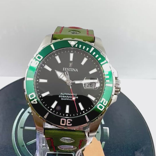 Video Orologio Festina F20531/5 Automatic Diver 44 mm