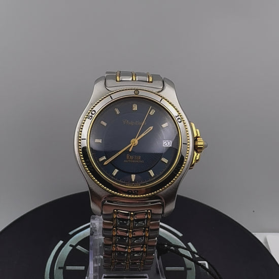 video orologio Philip Watch Rafter Blu Automatic