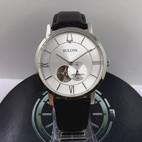 video Orologio Bulova Clipper Open Heart Automatic