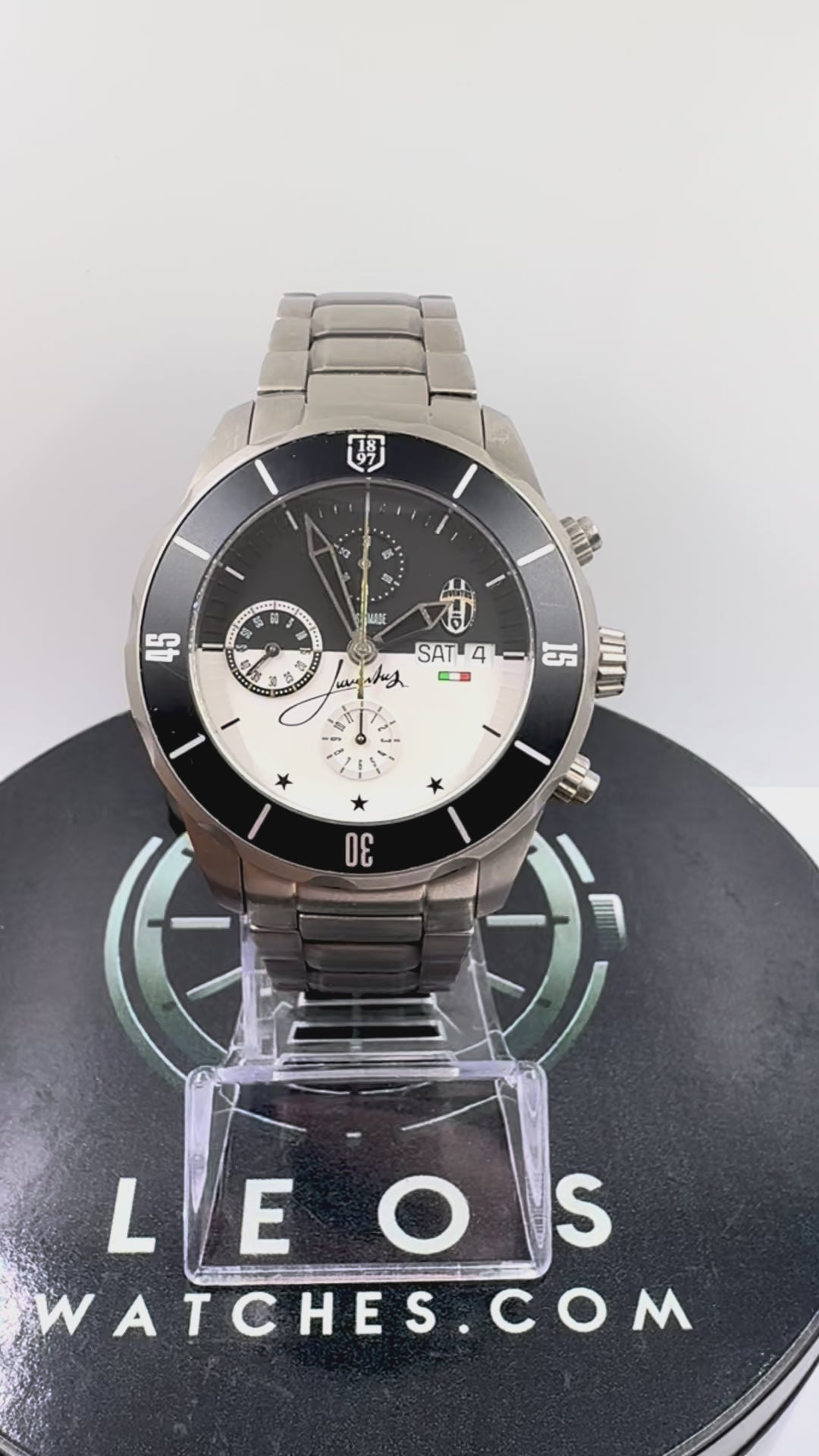 Video Orologio Juventus Titanium Cronografo Automatico Swiss Made