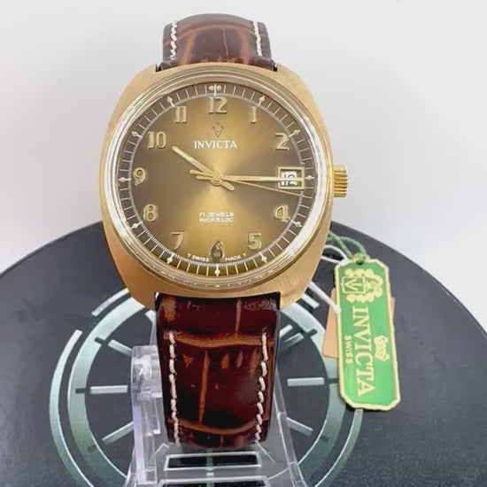 video Invicta Swiss Made Carica Manuale 17 Jewels Incabloc