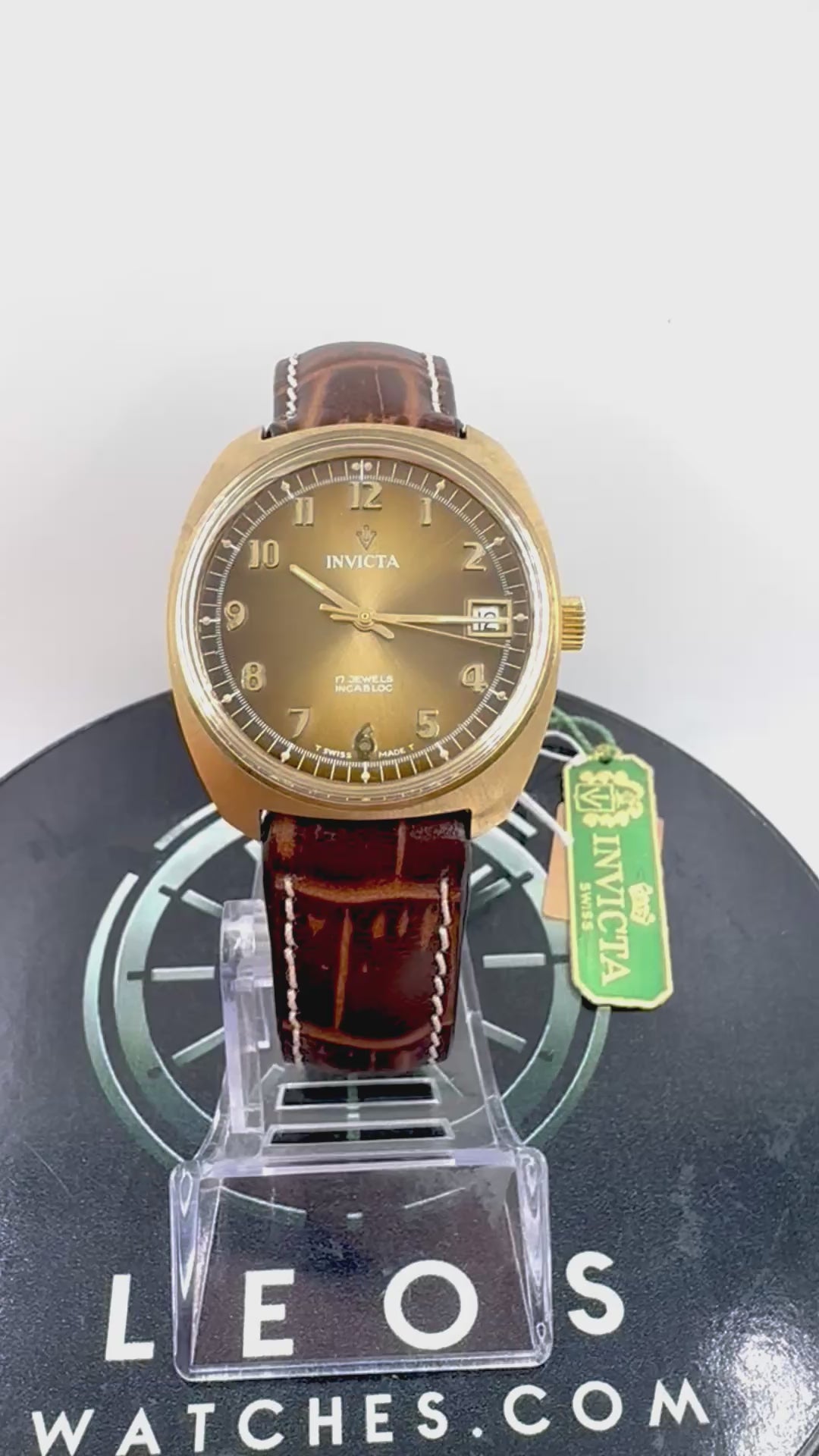 video Invicta Swiss Made Carica Manuale 17 Jewels Incabloc