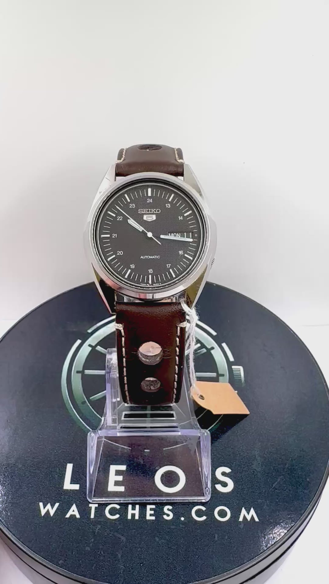 video orologio Seiko 5 Automatic con Corona a Scomparsa