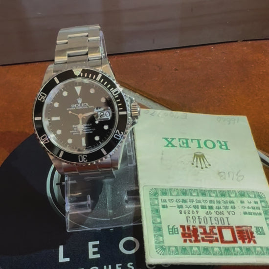 video del Rolex Submariner Date 16610