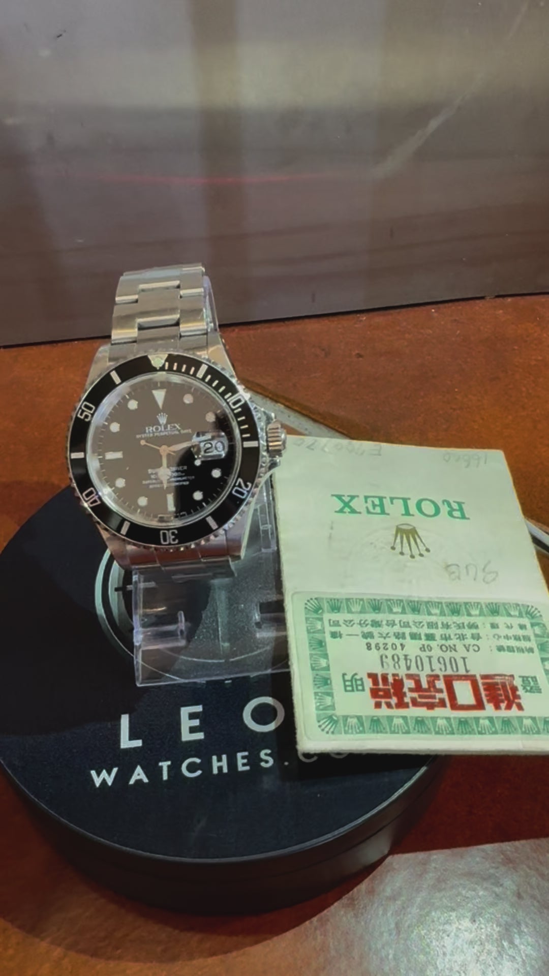 video del Rolex Submariner Date 16610