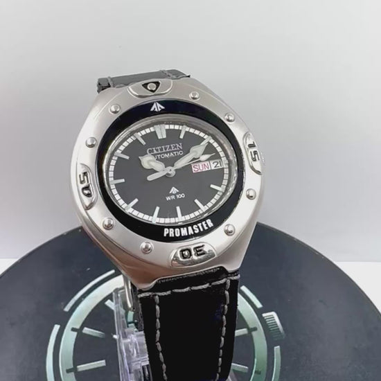 video orologio Citizen Promaster Day-Date Black