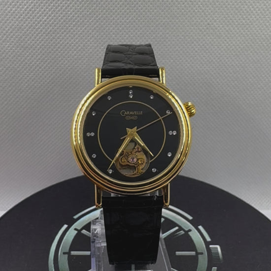 video Orologio Caravelle Open Heart