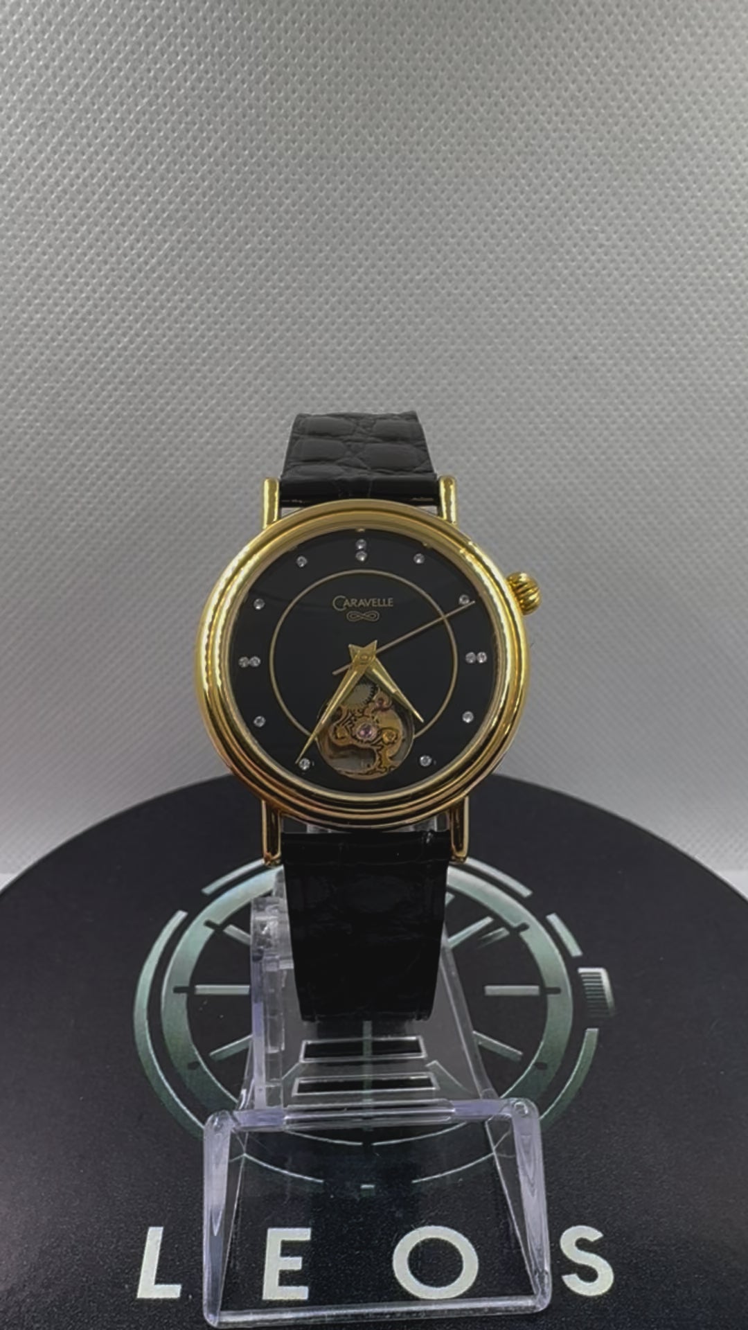 video Orologio Caravelle Open Heart