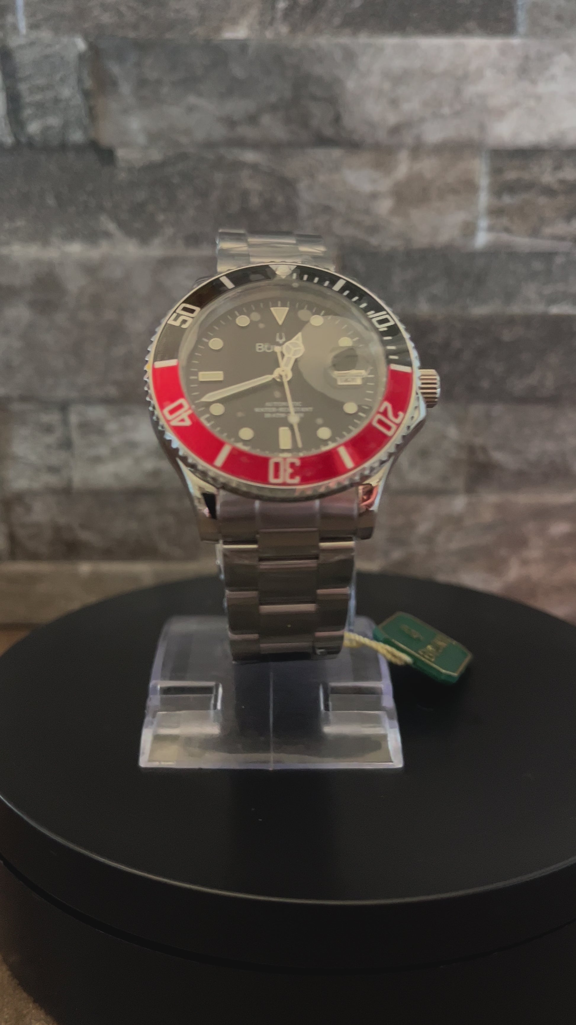 video Bulova Automatic 91910 SubMarine Pepsi