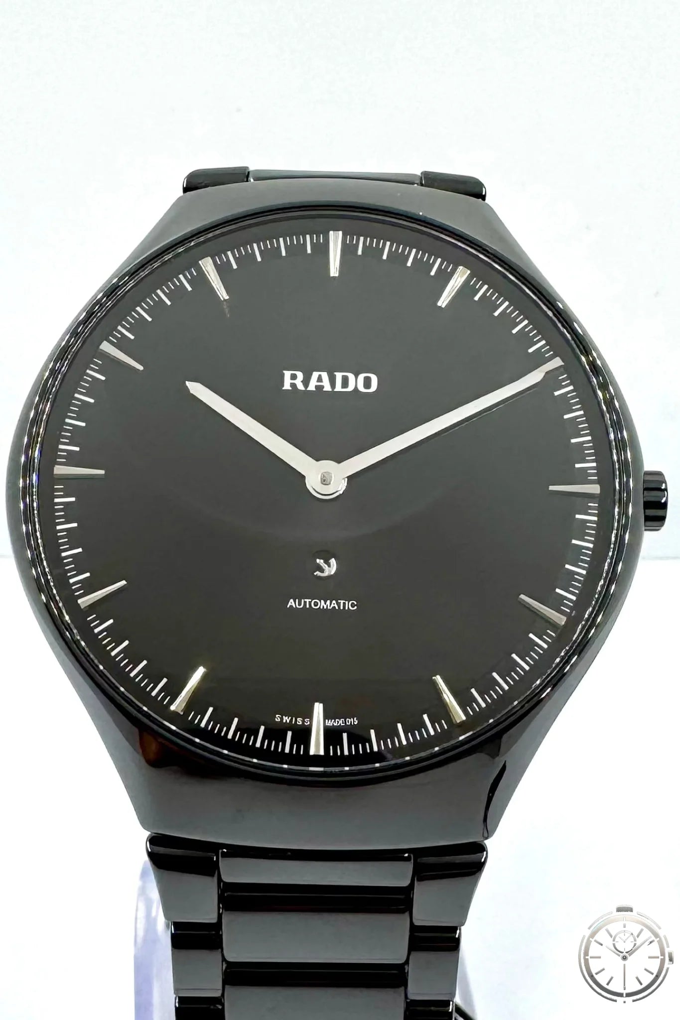 zoom dial orologio Rado True Thinline Automatic Ceramic
