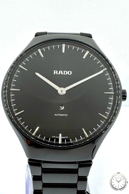 zoom dial orologio Rado True Thinline Automatic Ceramic