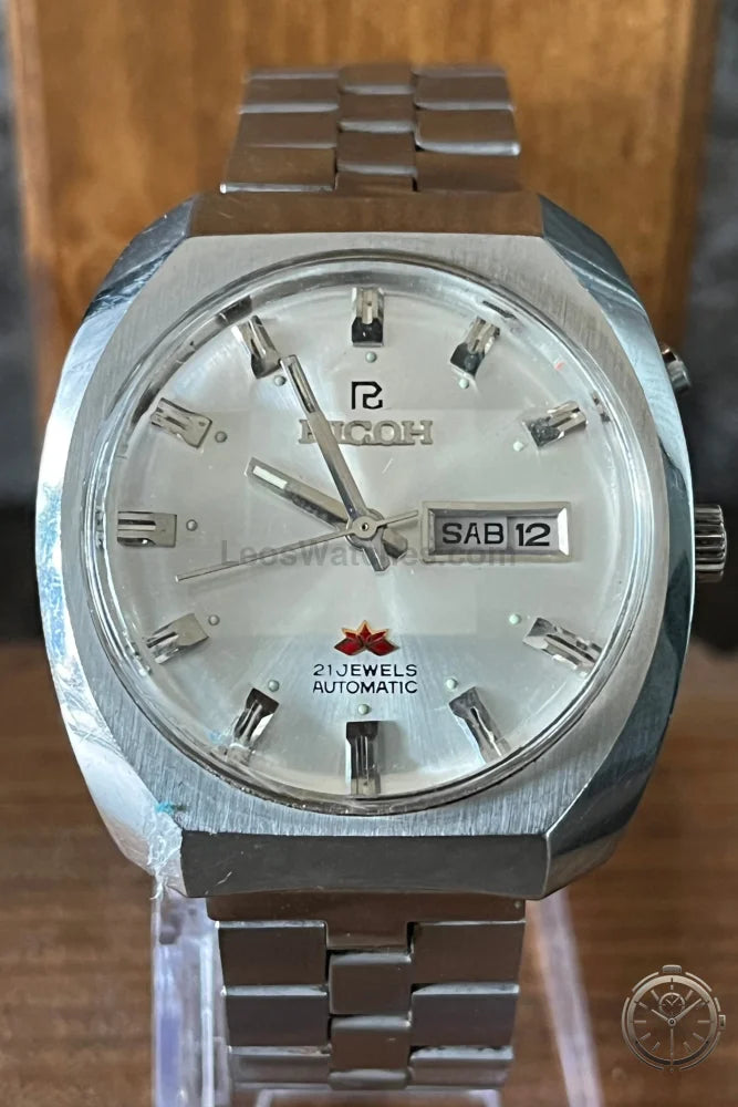 dettaglio quadrante Orologio Ricoh Daydate Automatico Vintage