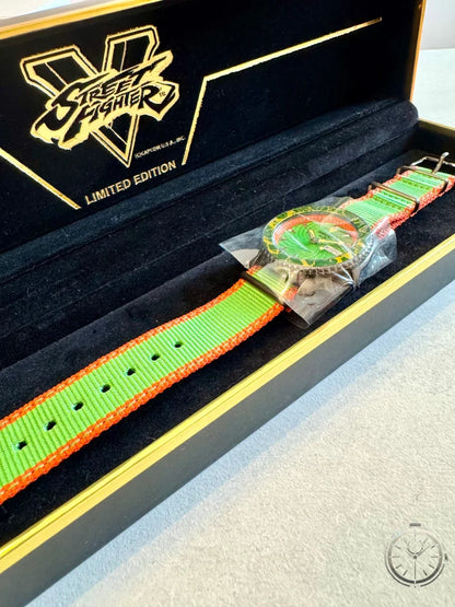 orologio Seiko 5 Sports Street Fighter V Limited Edition – Blanka SRPF23 nella confezione Street Fighter