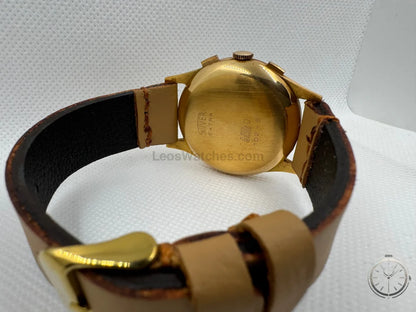dettaglio fondello Orologio Silver Extra Cronografo Vintage in Oro Massiccio