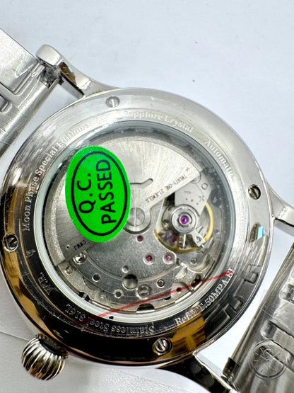 vista calibro orologio TecnoTempo Moon Phase Automatic