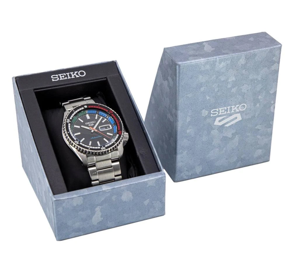 vista con confezione Orologio Seiko 5 Sport SRPKK13